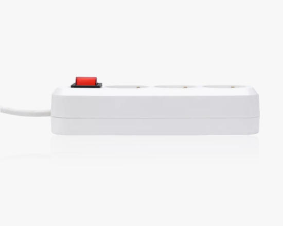 Изображение MGP-214 Удлинитель сетевой с заземлением ON/OFF 3 розетки 5 метра 