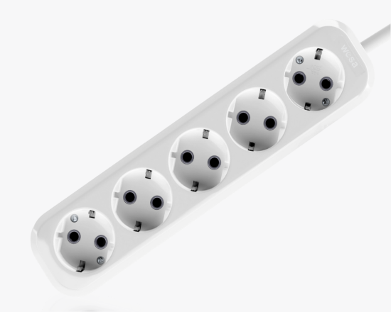 Изображение MGP-173 Удлинитель с заземлением 5 розетки 3 метра