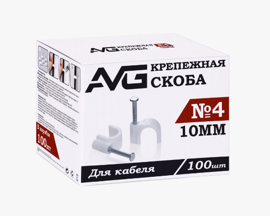 Изображение Крепежная скоба N4 10mm