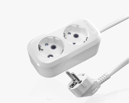Изображение MGP-117 Удлинитель с заземлением 2 розетки 7 метра