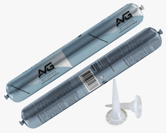 Изображение AVG полиуретановый герметик черный