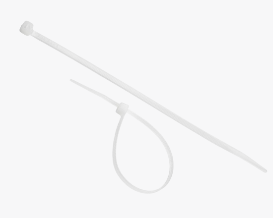 Изображение 7.6x500 Нейлоновая стяжка-хомут Белый