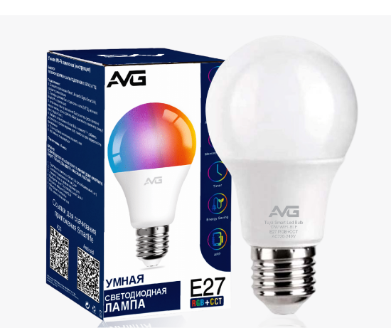 Изображение AVG Умная лампочка 12W LED-SMART BULB 